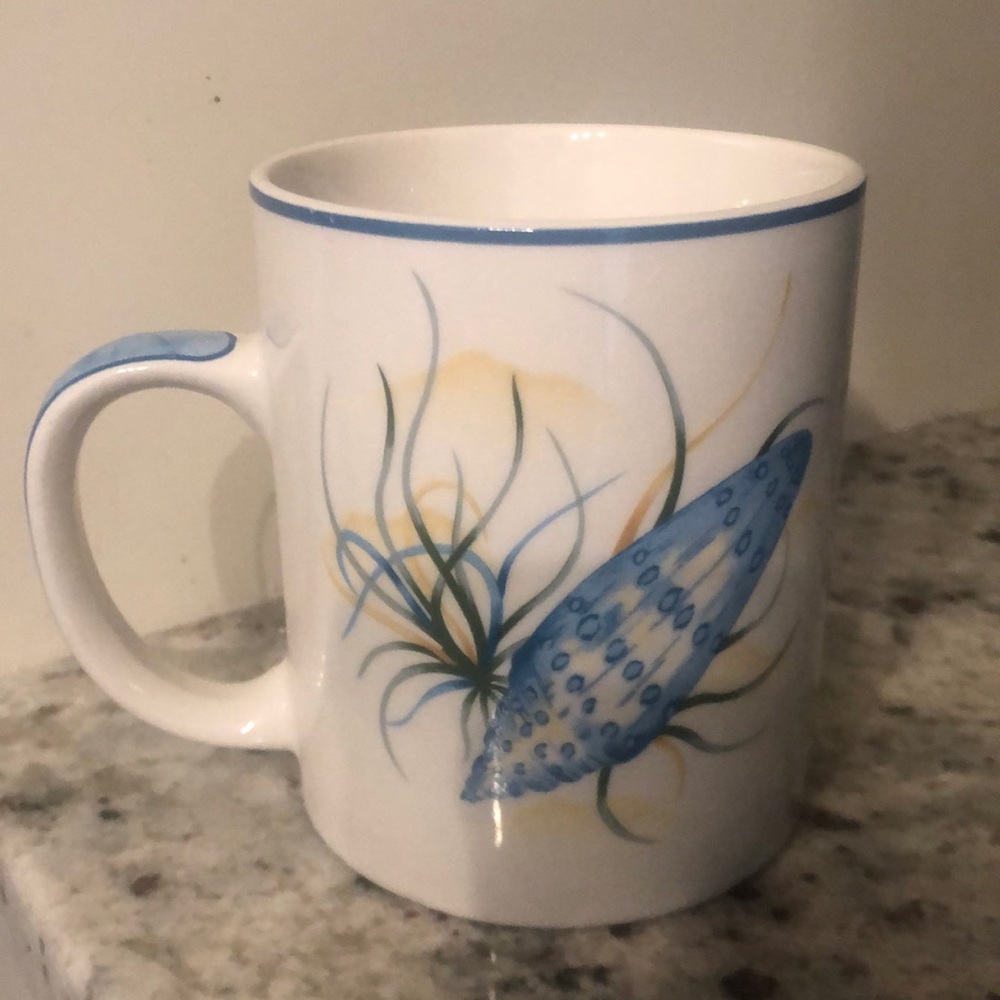 Seashell Mug National Wildlife Federation Ceramic Cottagecore Beach